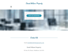 Tablet Screenshot of davidwilsonproperty.com